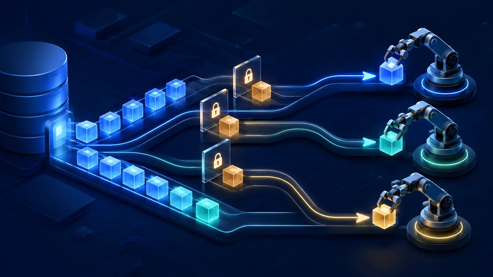 Several workers claiming separate jobs from a PostgreSQL queue while bypassing locked rows